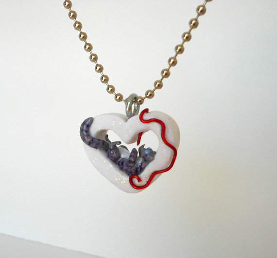 Fanart- Gray Tabby Heart -gifts For Women And Teenagers